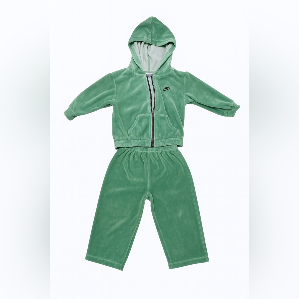 Nike Green Velour Jumpsuit 24M